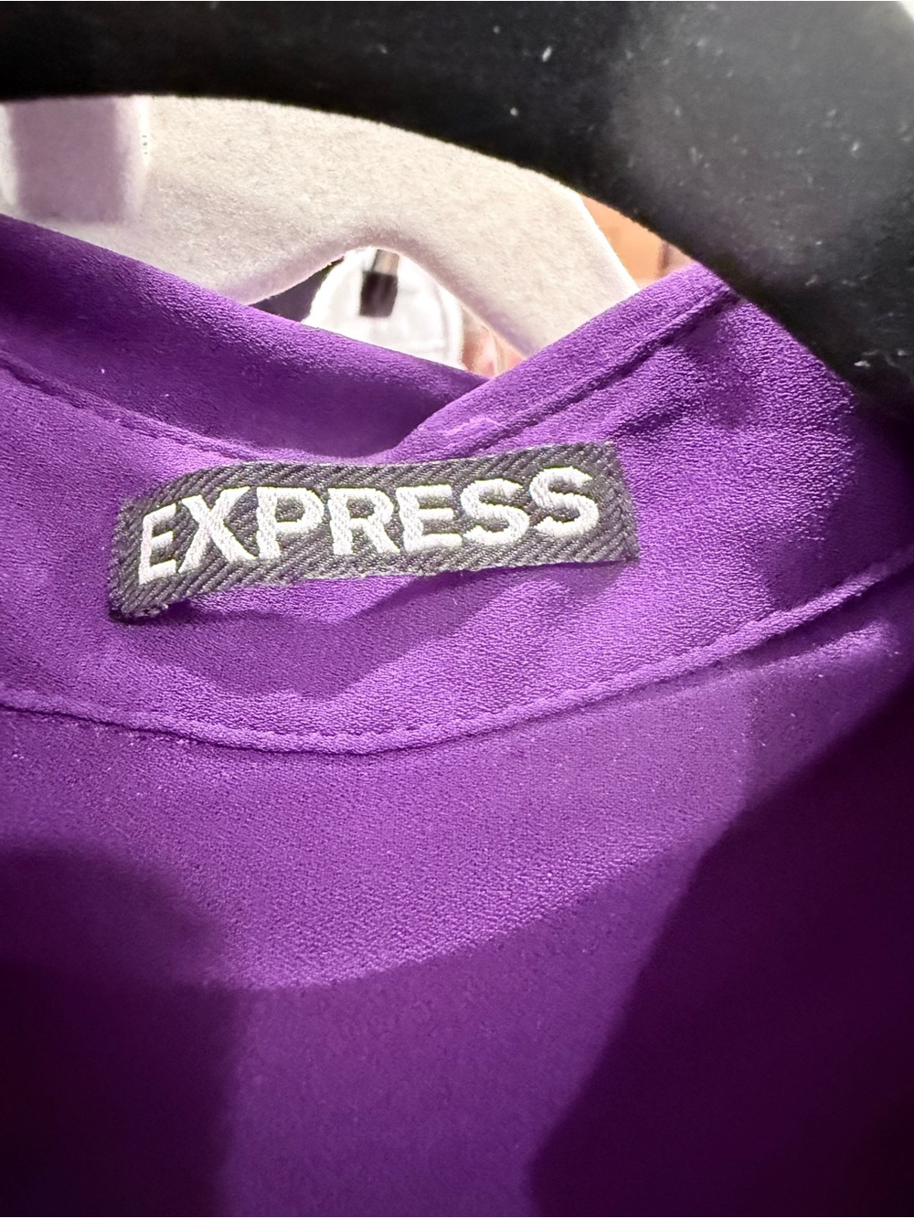 Express Vibrant Purple Blouse